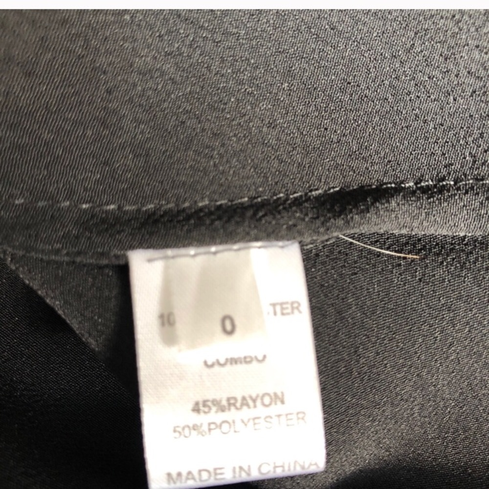 Chalk Hook Strapless Black Dress Size 0 - Picture 6 of 6
